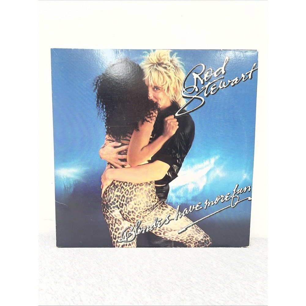 Rod Stewart Blondes Have More Fun Vintage Vinyl Record LP 1978 Warner Brothers